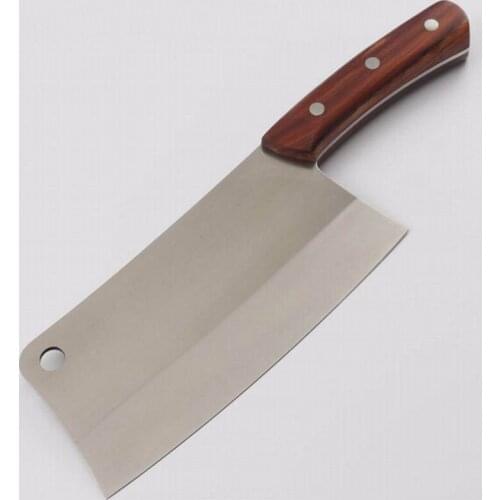 New High Quality Wooden Handle Stainless Steel Kitchen Knives Household Lightness Multifunctional Cutter Meat Vegetable Knife