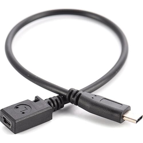 Mini USB Female To Micro USB Male 8 Pin To 5 Pin Connector Adapter OD4.0mm Line for Smart Phones Tablet PCs MP3/ MP4