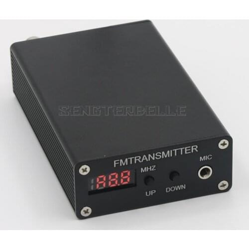 Strong Signal RF70120 5W Portable CNC FM Stereo Transmitter NE5532 HiFi Wireless Microphone Circuit 87-109M Frequency