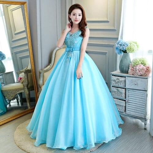 Quinceanera Dress With Lace Up 2021 Elegant Sleeveless Vestidos V-neck Ball Gown Prom Formal Quinceanera Dresses Plus Size