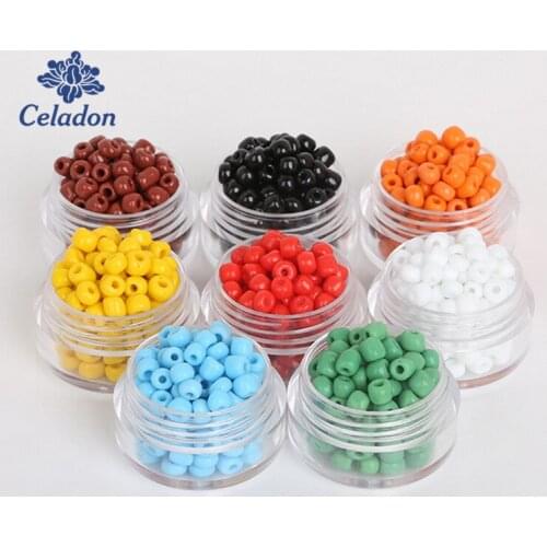 Approx 2000pcs 2MM Multicolor DIY Handmade Czech Seed Beads Solid Color Loose Spacer Glass Beads For Jewelry making