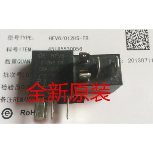 Relay HFV6 012HS-TR 012HS-TR-12VDC HFV6/012HS-TR HFV6-012HS-TR 12VDC DC12V 12V DIP4 5PCS/LOT