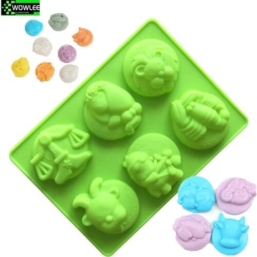 2 Types The Signs Of Zodiac Silicone Cake Mold 12 Constellations 6 Holes Bakeware Candy Fondant Pudding Cookie Mould
