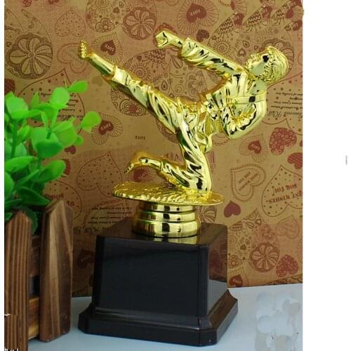 Hot sale taekwondo Trophy Cup Prize TKD trophy cup Competition Sports Winner Table Decor - 16cm Tall