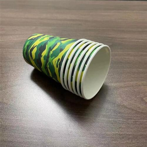100pcs High quality household party favors drinking cup creative birthday juice cups disposable coffee milk tea water cup 250ml