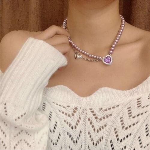 Clavicle Chain Light Luxury Niche Design Love Necklace Temperament High Sense New Trendy Girl Accessories for Women