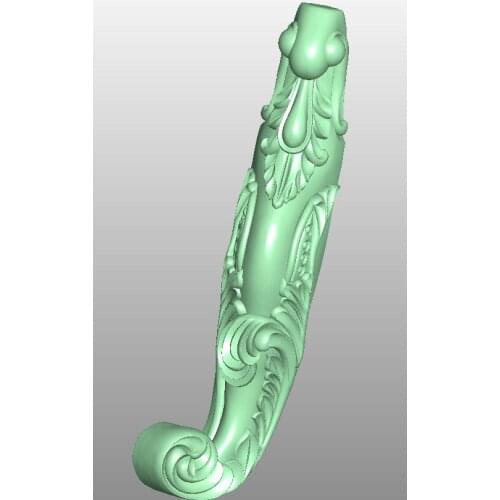 3d model in STL format for cnc decor furniture table cabinet leg relief artcam -203