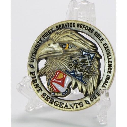 3D Embossed Hollow Eagle Coin American Eagle Military Commemorative Coin Hollow Coin Lucky Coin Challenge Coin