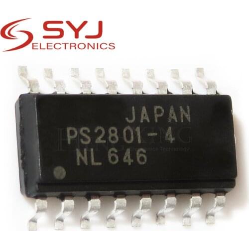 5pcs/lot PS2801-4-F3-A PS2801-4 PS2801 SOP-16 new original In Stock