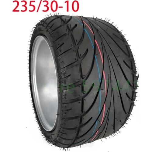 ATV Motorcycle kart wheel 10 inch tire 235 / 30-10 tubeless and iron hub accessories