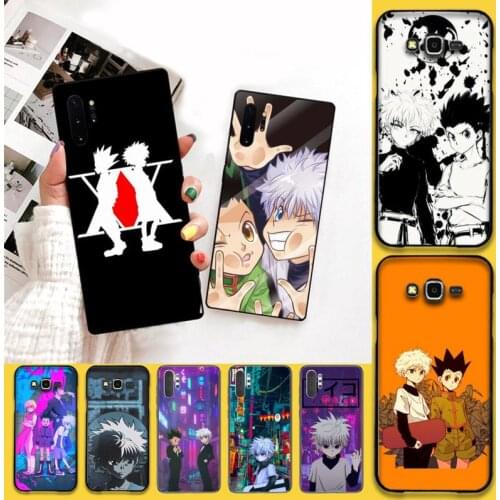 USAKPGRT Anime Hunter x Hunters Phone Case Cover For Samsung Galaxy Note20 ultra 7 8 9 10 Plus lite J7 J8 Plus 2018 Prime