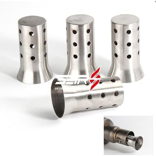 Inner 51mm Motorcycle exhaust muffler pipe silencer DB Killer Motorbikewith db killer silencer noise sound eliminator slip on