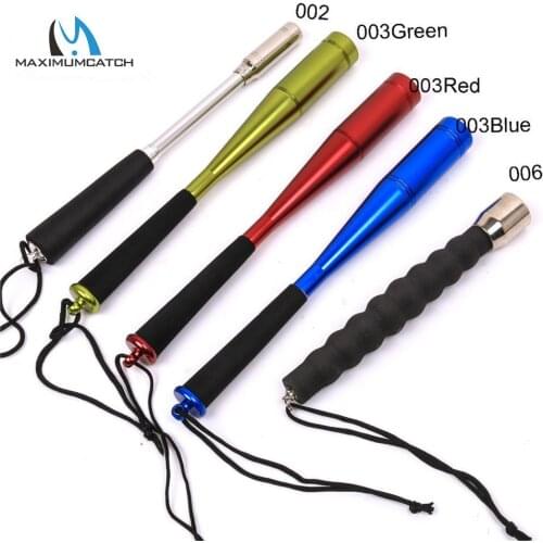 Maximumcatch 5 Color Head Diameter 22mm/25mm Fly Fishing Bat Strong Aluminum Fishing Priest Fish Whacker Fish Bat