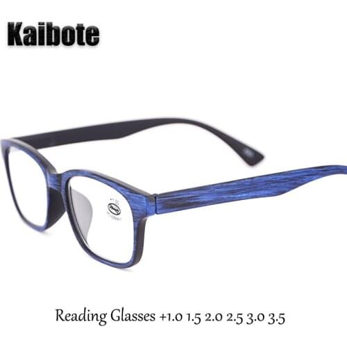 Kaibote Eso-R175098 Reading Glasses for Men Women Wood Fashion Designe Presbyopic Magnifier Eyeglasses with Soft Pouch Portable