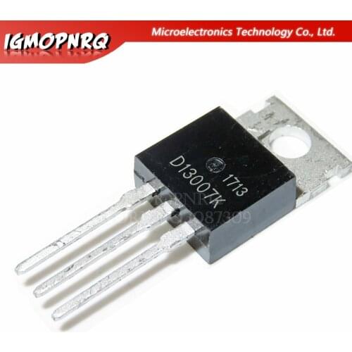 10pcs D13007K TO-220 package transistor original authentic