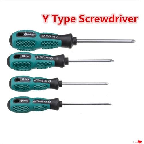 Y Type Screwdriver High Quality Chrome Vanadium Steel Magnetic Anti-skid Screw Driver Maintenance Multi-function Repair Tool Kit
