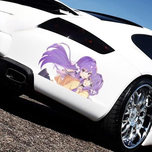 Super Sexy Car Stickers Cartoon Anime Clannad Kyou Fujibayashi Fine Decal Sunscreen Vinyl Material Scratch-Proof Decoration