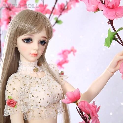 Supia Lina BID Doll 1/3 Elf Luts Fairyland Dollmore Littlemonica Iplehouse Dollstown Wig Clothes Shoes Eyes Fullset Option