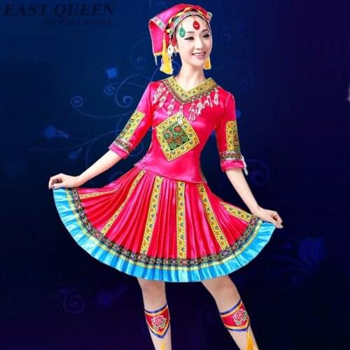 Tibetan Dance Costume Ethnic clothing Tibetan Dance Dress Chinese folk dance National Costumes DD323 C