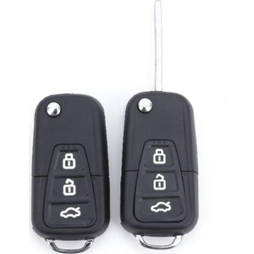 DAKATU Replacement Flip Folding Car Key Shell for Lifan X60 X50 720 Uncut Blade 3 Buttons FOB