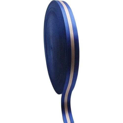New arrival hot sale 1.5 inch blue/beige nylon webbing