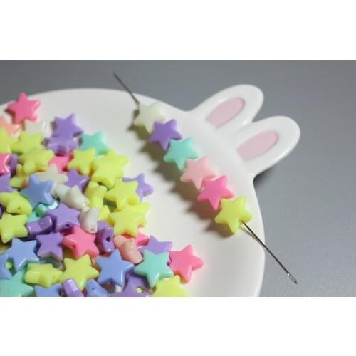 13mm Acrylic Star Beads Candy Color Art Hobby Bracelet DIY Jewellery Making Crafts Accessories Ornament Party Favor Christmas