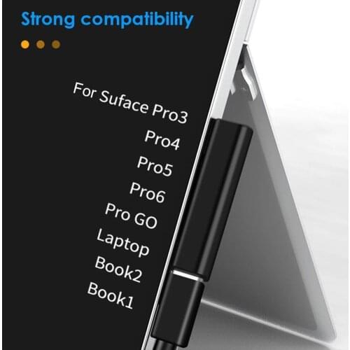 15V / 3A USB C Female PD Fast Charging Plug Converter 1 4 3 Power For Microsoft Pro 2 Book C Go Type Adapt X8G4