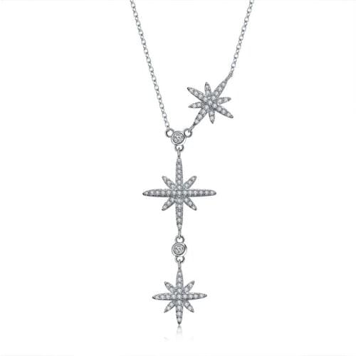 2021 New personality stars necklace Crystals from Austrian Fashion Jewellery section for the adjustable zircon necklace