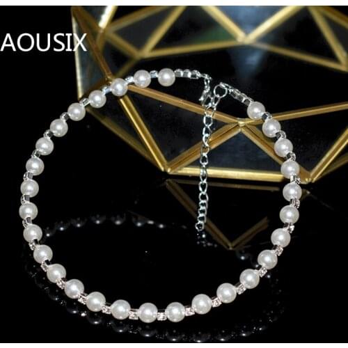 Женские ожерелья из жемчуга AOUSIX China At AliExpress