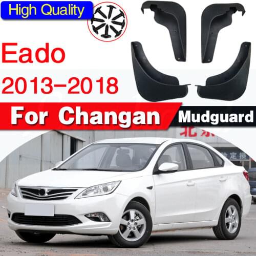 Molded Mud Flaps For Changan Eado Sedan 2012-2019 2015 2016 2018 Mudflaps Splash Guards Mud Flap Front Rear Mudguards Fender