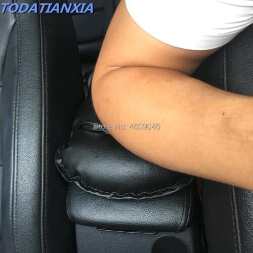 Car Seat Cover Soft Leather Auto Center Armrest for jeep renegade alfa mito audi q3 vw golf 5 ford focus mk2 vw polo clio 4 kia