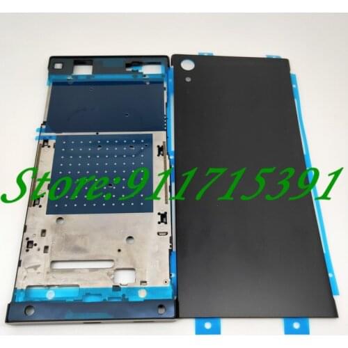 Original New Full Housing Middle Front Frame Bezel Housing For Sony Xperia XA1 Ultra C7 G3221 G3212 With Battery Back Cover+Logo