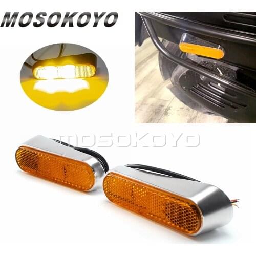 For Piaggio Vespa GTS300 Sprint 150 Primavera 150 Scooter Mini LED Side Turn Signal Light Amber Indicator Flashing Running Lamp
