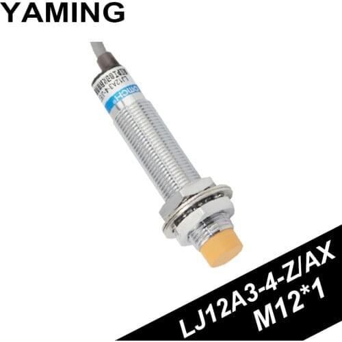 Inductance Type Metal Proximity Switch Sensor M12 Three Line Normally Open/Close PNP/NPN Copper LJ12A3-4-Z/AX
