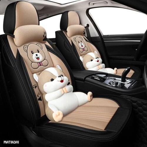 MATIKOHI cloth car seat cover set For lada 2114 granta xray vesta sw cross kalina kalina accessories covers for vehicle seats