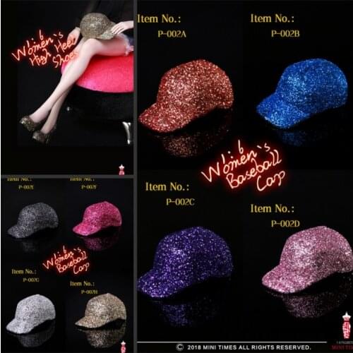 MINI TIMES P-002 1/6 Scale Female Baseball Cap Hat 8 Colors Fit 12" Action Figure Body Accessories