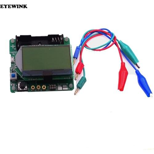 New 3.7V version of inductor-capacitor ESR meter DIY MG328 multifunction transistor tester