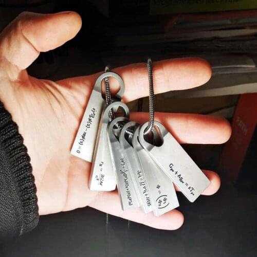 Death Stranding Sam Necklaces Norman Reedus Fomulas stainless steel Pendant Necklace Long Chain for Men Cosplay Choker Jewelry