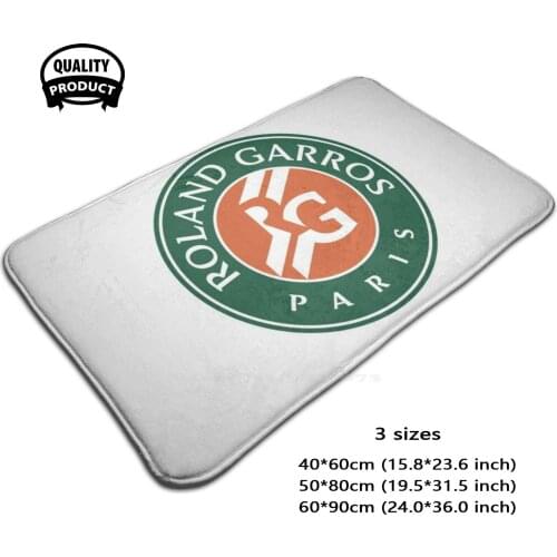 Logo Soft Foot Pad Room Goods Rug Carpet Logo Tennis Wimbledon Us Open Australian Open French Open Grand Slam Logo Federer