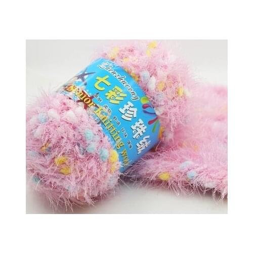 Mylb 1balls=50g Fur Yarn Skein High Quality Ultra Soft Coral Colorful Fleece Baby Warm Yarn Knitting Hot Sale free shipping