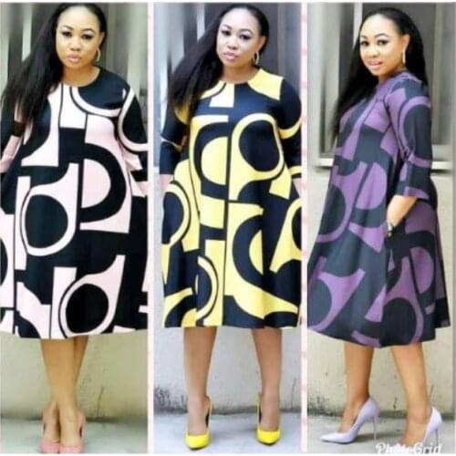 2020 Super size New style African Women clothing Dashiki fashion Print cloth dress size L XL XXL 3XL