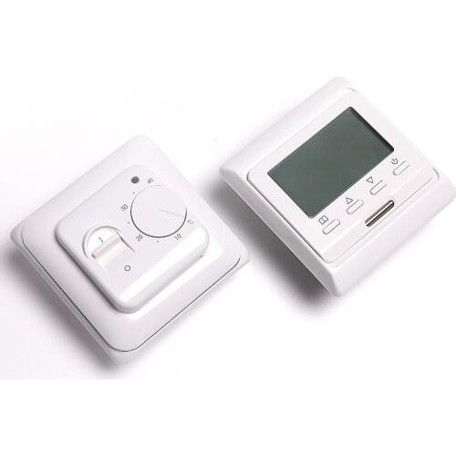 LCD Weekly Programmable Floor Heating Temperature Regulator Controller 16A 230V Air Machanical Thermostat Warm Room Universal