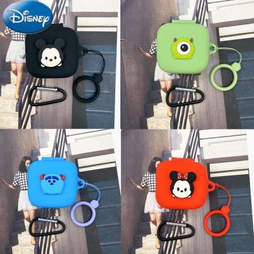 Disney Silicone Protective Earphone Case for Xiaomi Air 2 SE Cute Headphones Box For Xiaomi Earbuds Cover with Hook