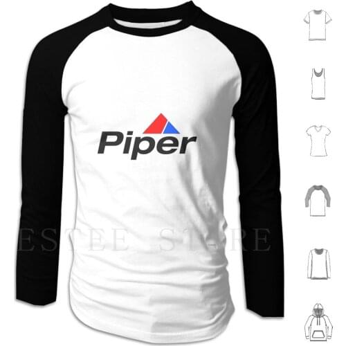 Piper Logo Hoodie Long Sleeve Piper Arrow Dakota Seneca Cherokee Mirage Matrix General Aviation Aviation Avgeek Airplane