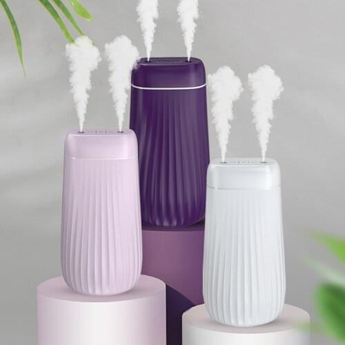 Air Humidifier 1000ML Ultrasonic Double Nozzle Aroma Diffuser LED Light Mist Maker Humidificador For Home Office Car