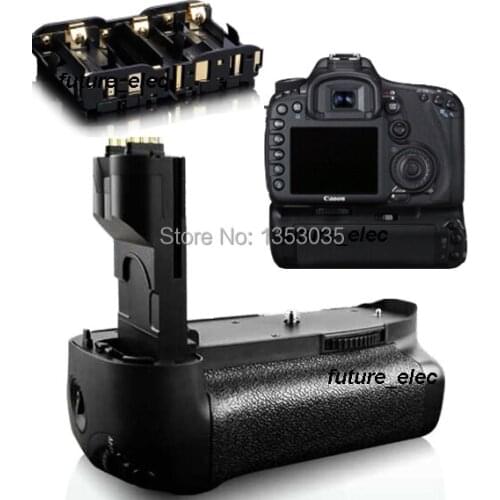 Vertical Power Battery Hand Grip Holder Pack 2-Step Shutter For Canon EOS 7D SLR Digital DSLR Camera replace of BG-E7 fit LP-E6