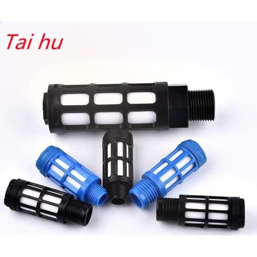 Air Silencer Plastic Exhaust Muffler Pneumatic 1/8 1/4 3/8 1/2 Male Thread Absorb Noise Filter Slip Lock For Misting Pump