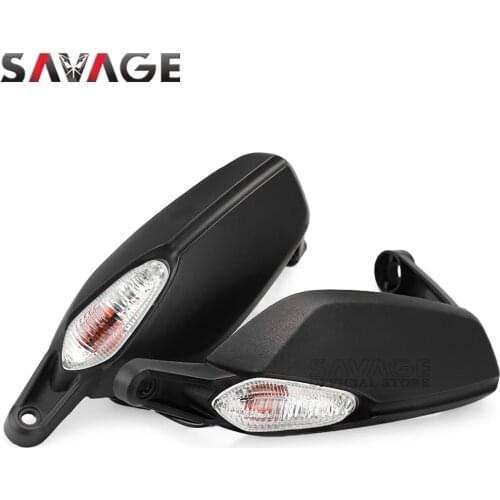 Handlebar Handguards Front Turn Signal For DUCATI Hypermotard 820 Hyperstrada 821 2013 2014 2015 Motorcycle Hand Guard Protector