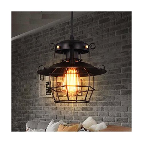 Retro Loft Style Iron Droplight Edison Industrial Vintage Pendant Light Fixtures Dining Room Hanging Lamp Indoor Lighting