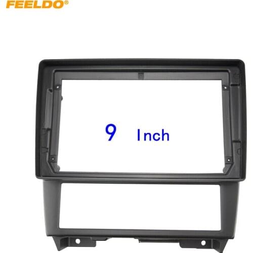 FEELDO Car 2Din Audio Face Plate Fascia Frame For Nissan Cefiro 94-20 9" Big Screen Radio Stereo Panel Dash Mount Refitting Kit